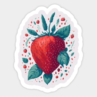 strawberry Sticker